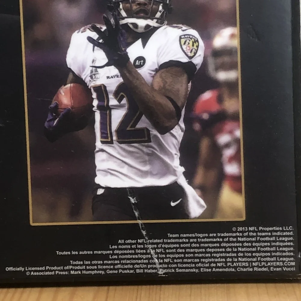 Baltimore Ravens Super Bowl 47 Championship Picture Plaque